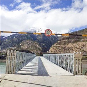 Durable Bailey čelični most sa dvostrukom trakom Privremeni most u Tibetu