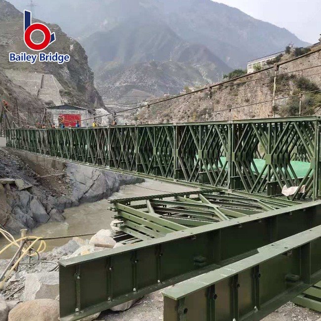 Acrow Panel Prefabricated Steel Bridging System For Vehicular Pedestrian Highway Usage Bailey Bridge